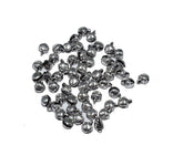 Silver ball dangle charms beads latkan jhumki/Necklace and Bangle metal beads for Jewellery Making. LOOP-018